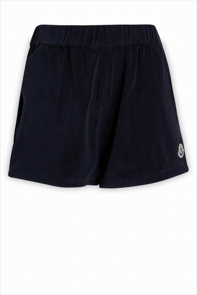 Moncler Relaxed Fit Cotton And Nylon Blend Shorts With Minimalist Design