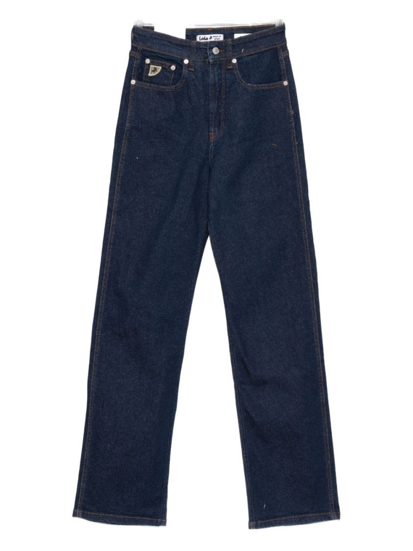 Iois Straight-Leg Jeans With Mid-Rise Waist