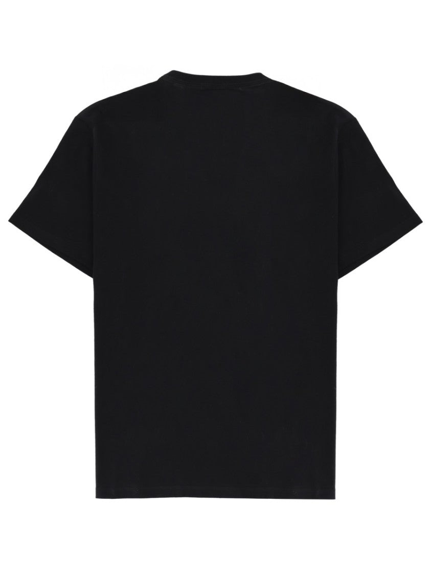 Alexander Mcqueen Black Skull Motif Cotton T-Shirt