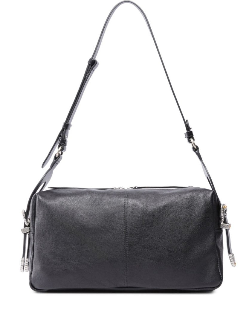 Pinko Minimalist Smooth Leather Shoulder Bag