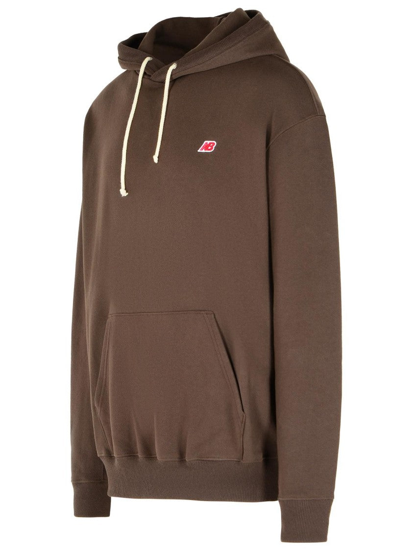 New Balance Brown Cotton Sweatshirt