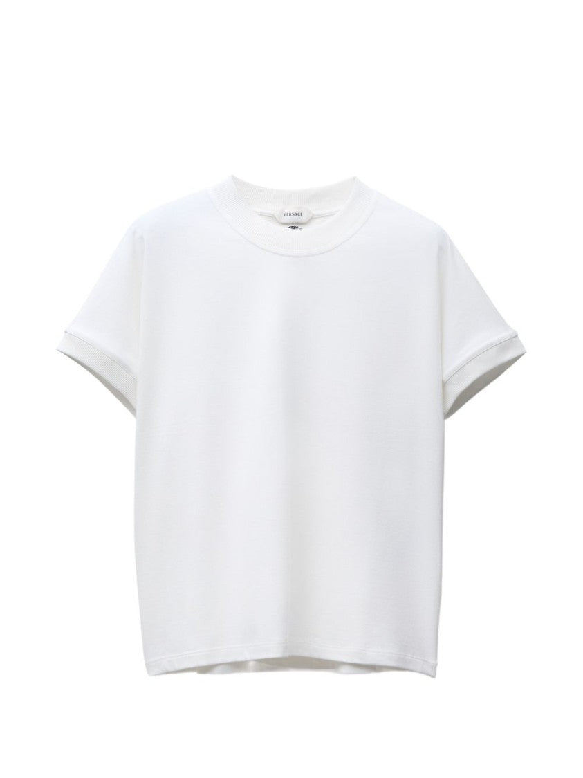 Versace Short-Sleeve T-Shirt With Subtle Logo Detail