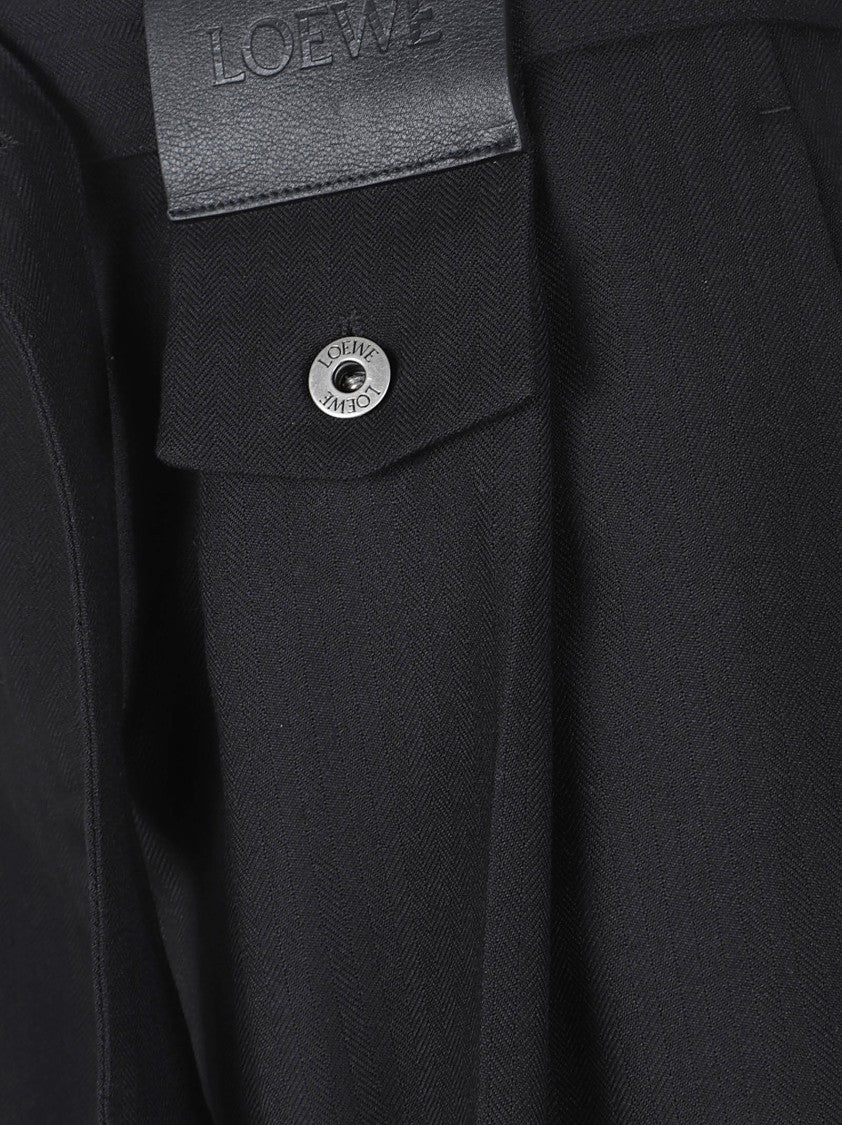 Loewe Lightweight Wool Crepe Trousers