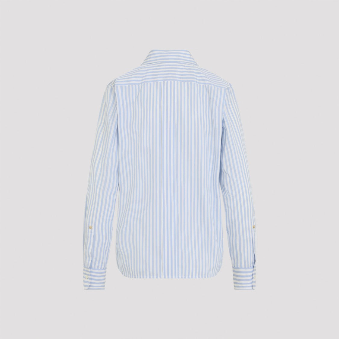 Max Mara Boxy Striped Cotton Poplin Shirt