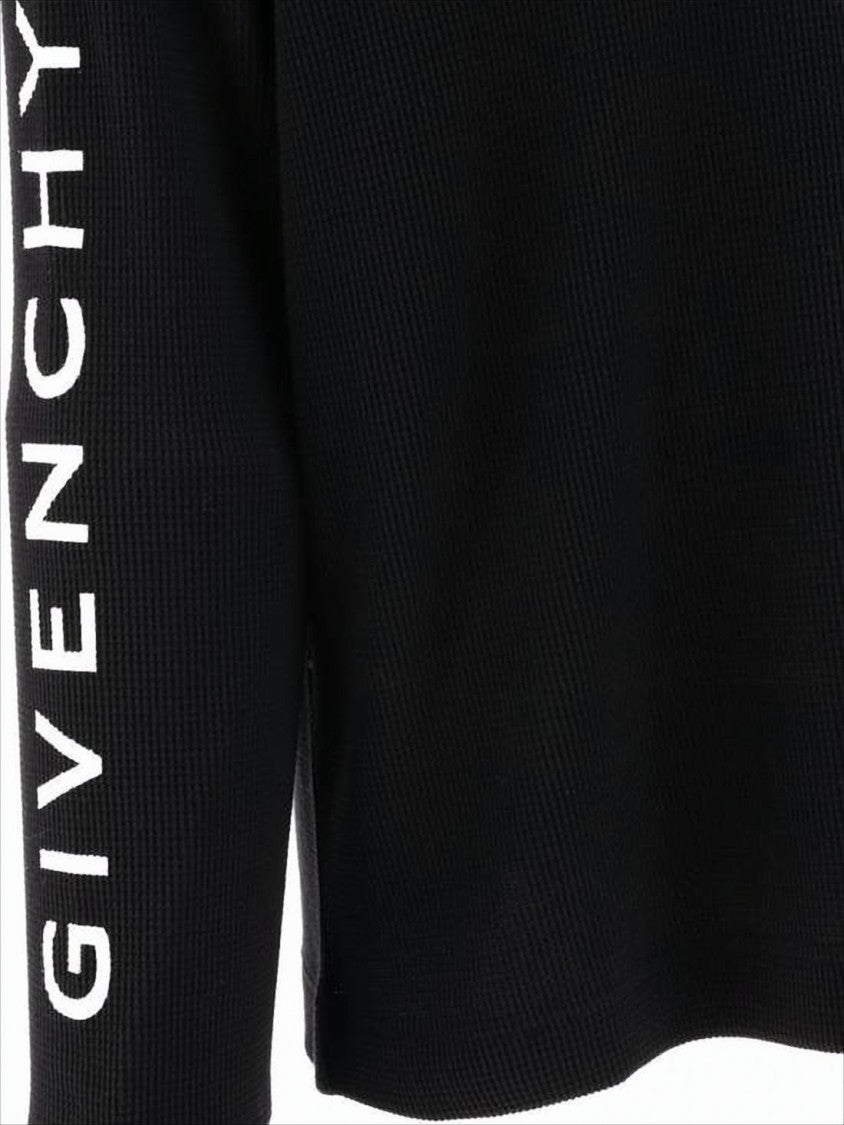 Givenchy Ribbed Cotton Sweater With Statement Sleeves