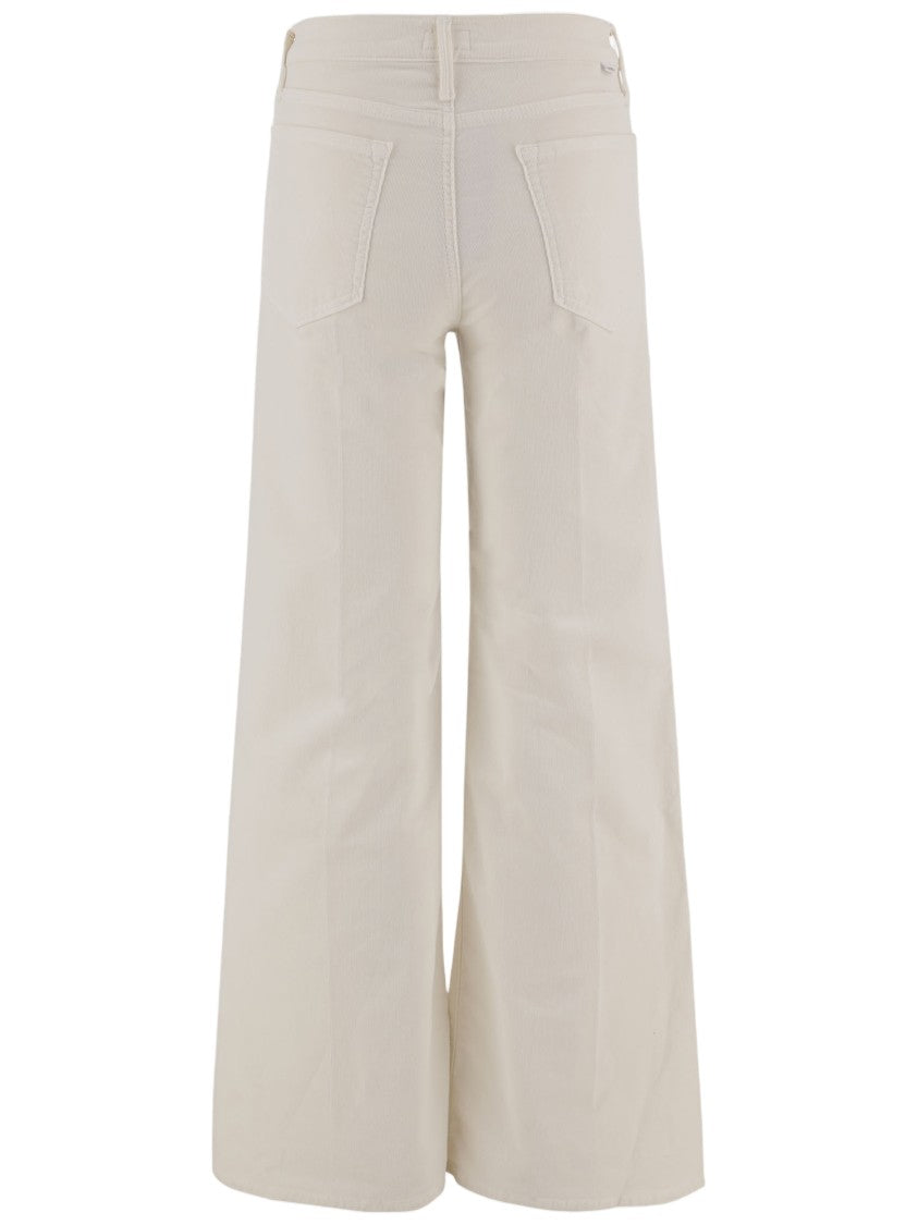 Mother Wide-Leg Jeans With Classic Five-Pocket Design And Relaxed Fit