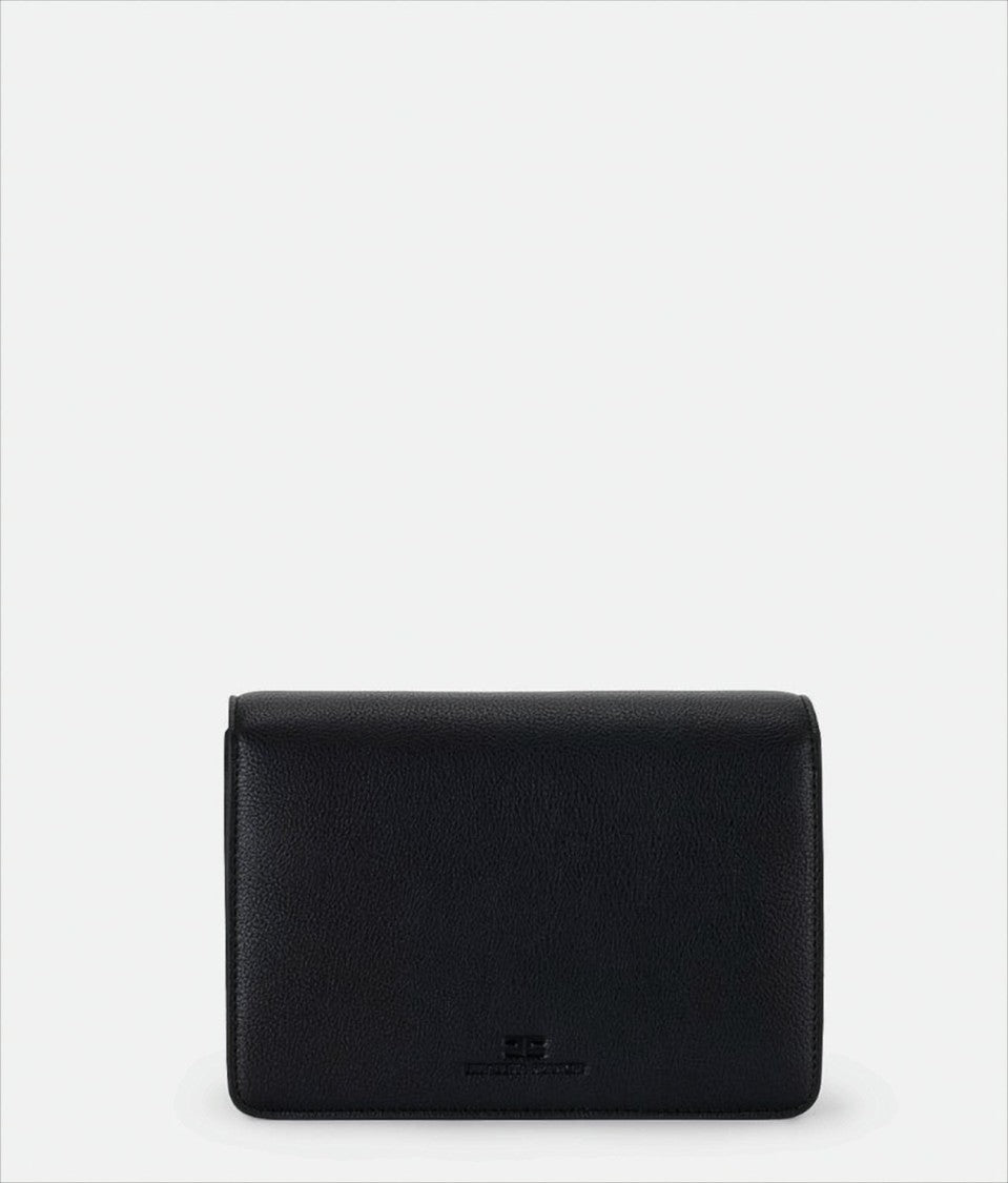 Elisabetta Franchi Shoulder Strap With Gold Groumette Chain