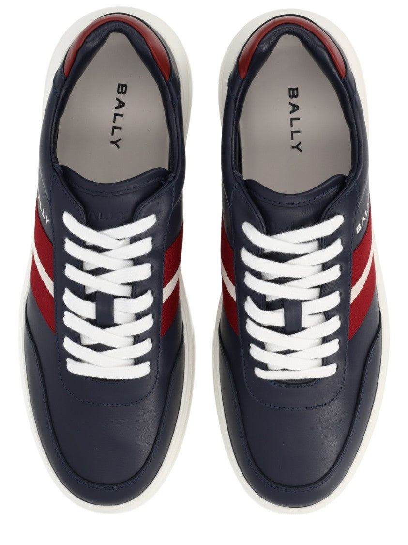 Bally Deep Navy Lift Low-Top Sneakers