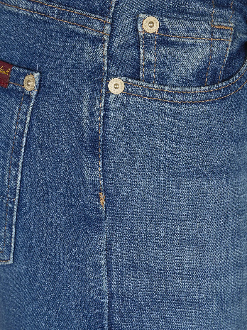 7 For All Mankind Slim Illusion Stretch Bootcut Jeans