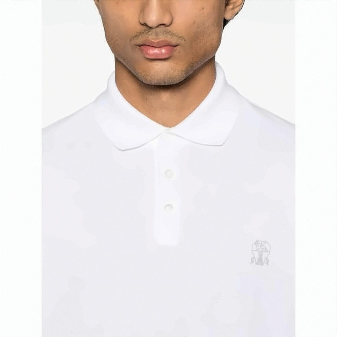 Brunello Cucinelli Textured Piqué Cotton Polo Shirt