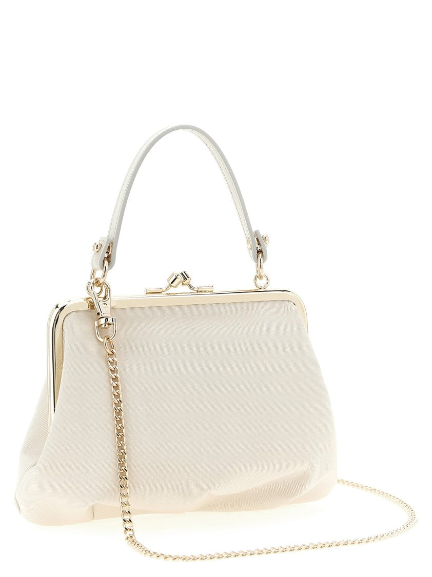 Vivienne Westwood Moiré Fabric 'Granny Frame' Handbag With Orb Logo