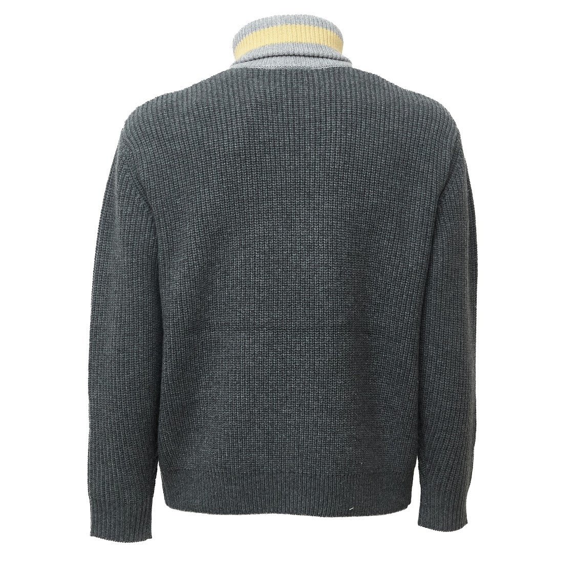 Drôle De Monsieur Cable Knit Half-Zip Sweater