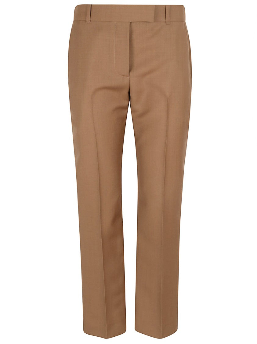 Alexander Mcqueen Tailored Wool Blend Trousers