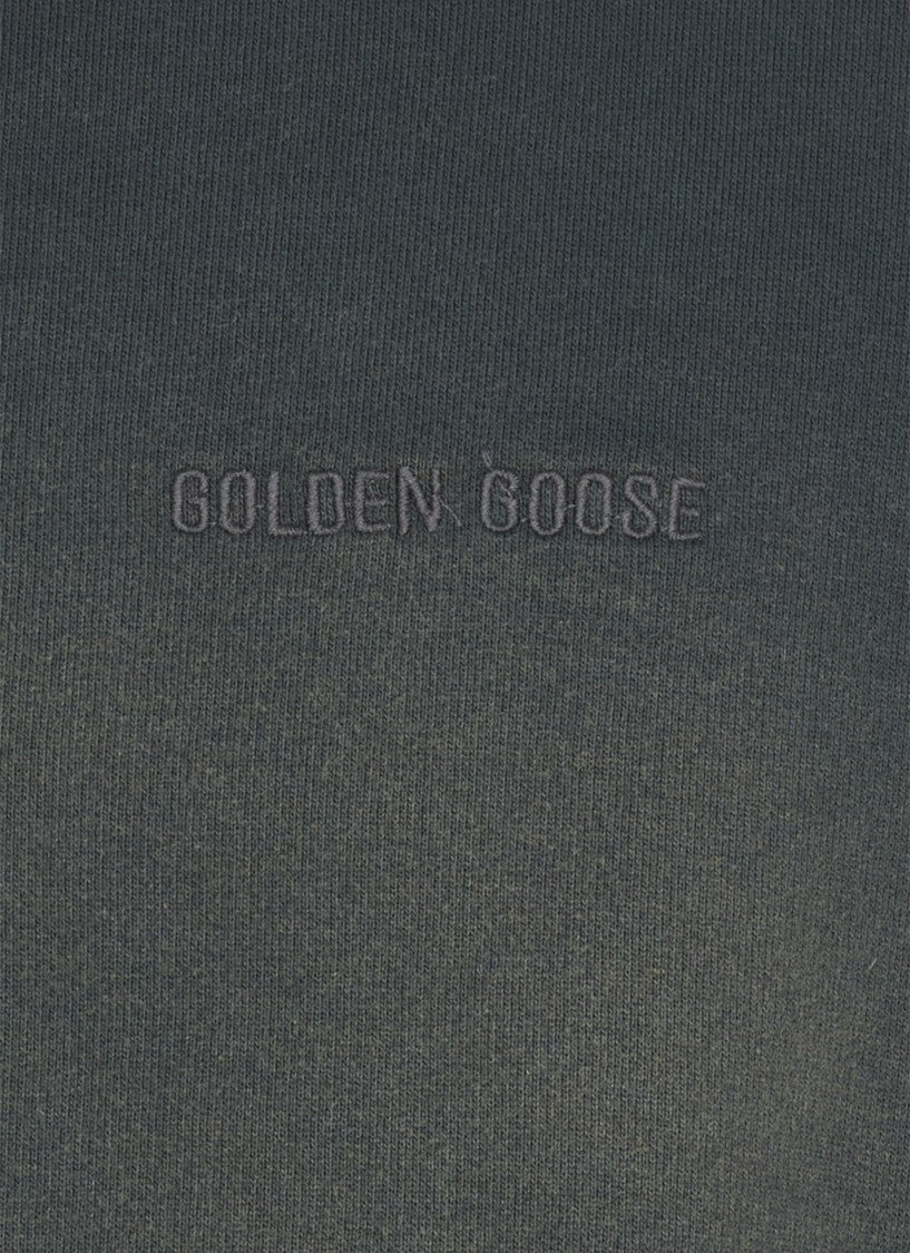 Golden Goose Faded Black Cotton Sweatshirt
