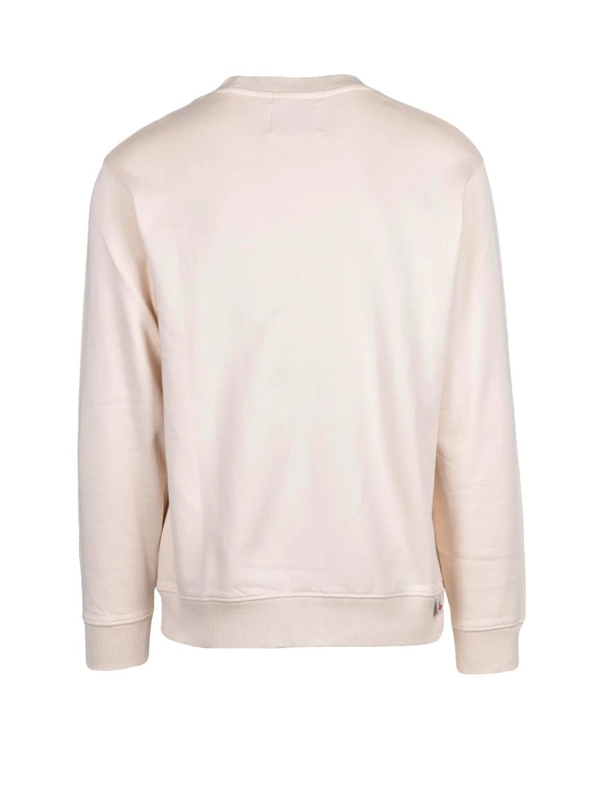 Replay White Crewneck Cotton Sweatshirt