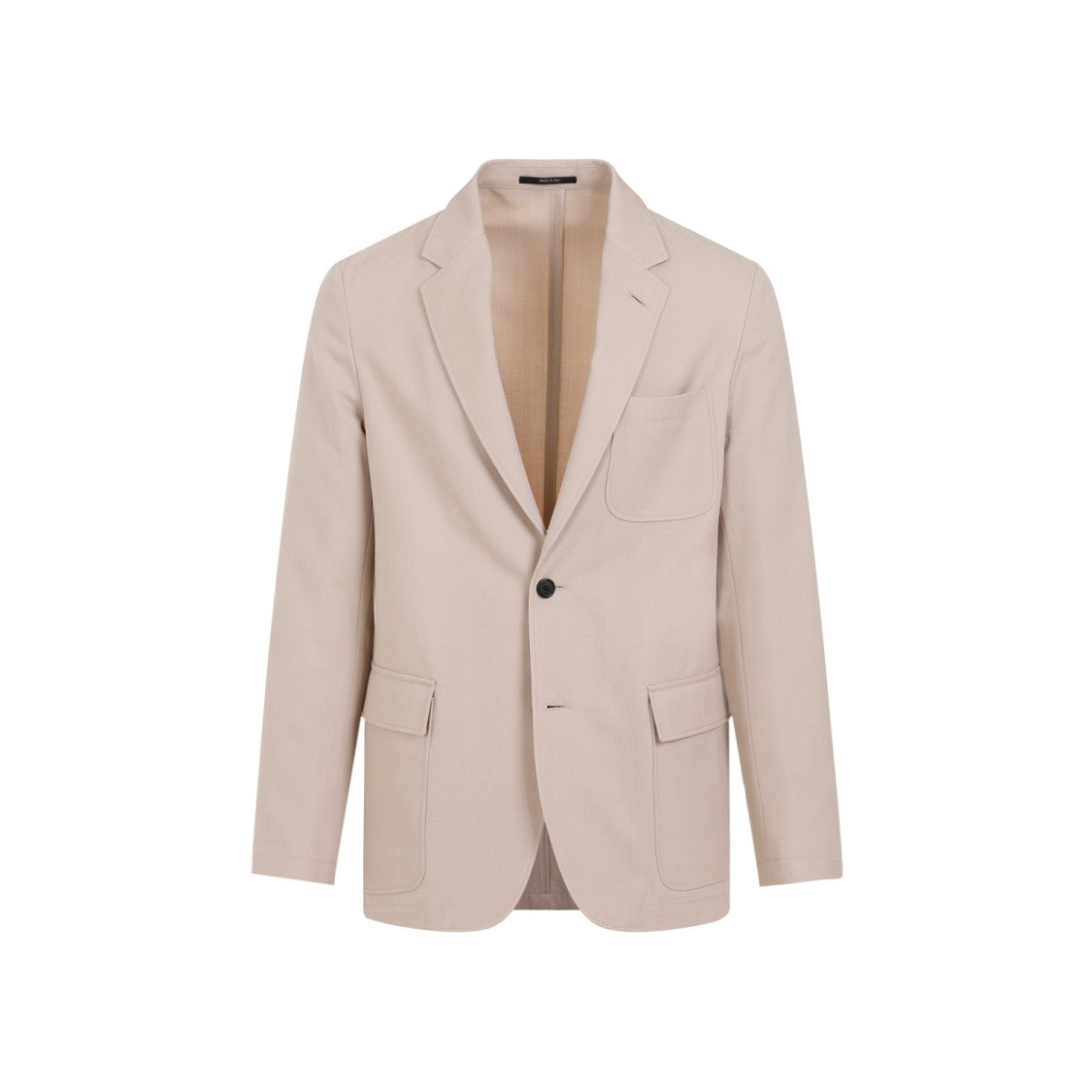 Dunhill Brown Biscuit Wool Convertible Jacket