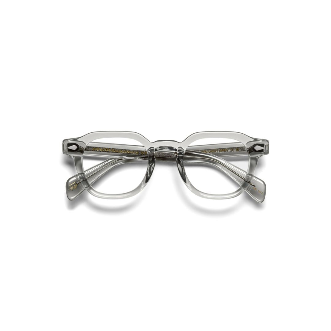 Moscot Or-Dol-O Dolt Bold Geometric Acetate Eyeglasses With Subtle Detailing