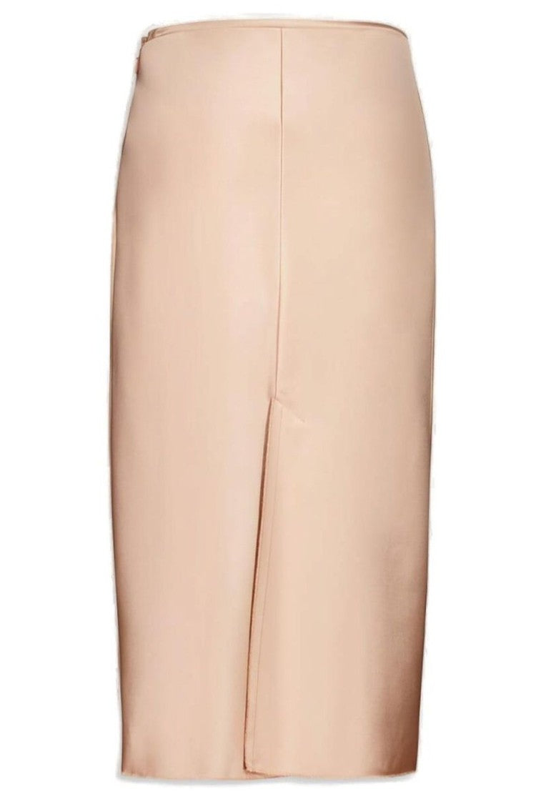 Ami Paris Midi Skirt – Pink
