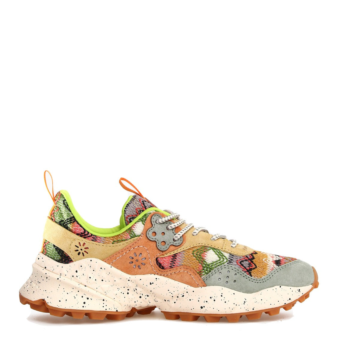 Flower Mountain Intricate Multicolored Knit Sneakers