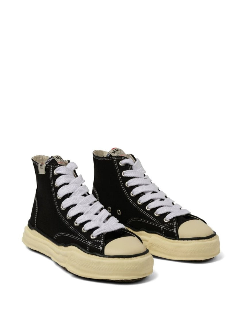 Maison Mihara Yasuhiro Original Vintage Color Sole Canvas High-Top Sneaker