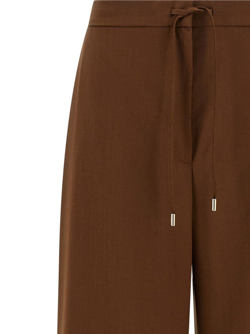 Max Mara Wide-Leg Pants With Adjustable Drawstring