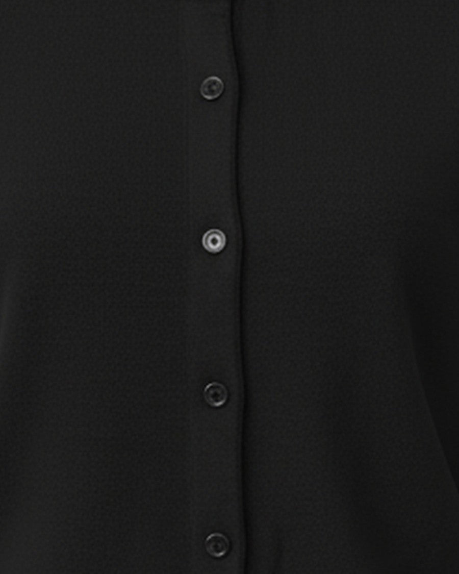 Alpha Studio Black Merino Wool Cardigan