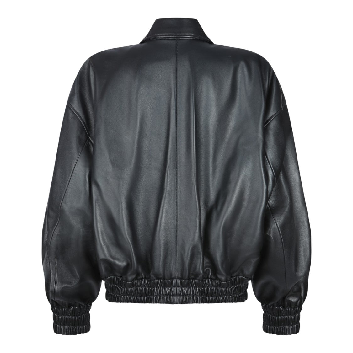 Jil Sander Classic Black Leather Jacket