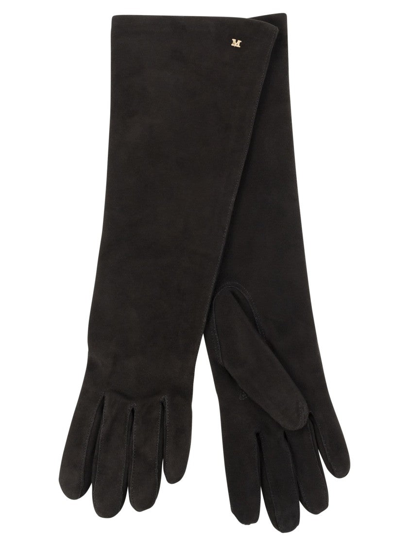 Max Mara Afideesuede - Long Suede Nappa Gloves