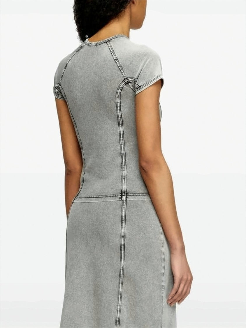 Diesel Fitted Short-Sleeve Top