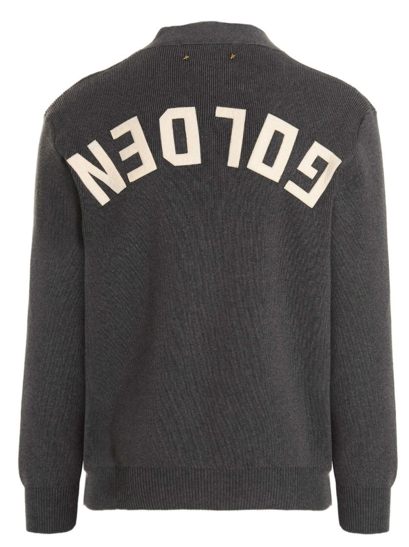 Golden Goose Logo Patch Cotton Cardigan