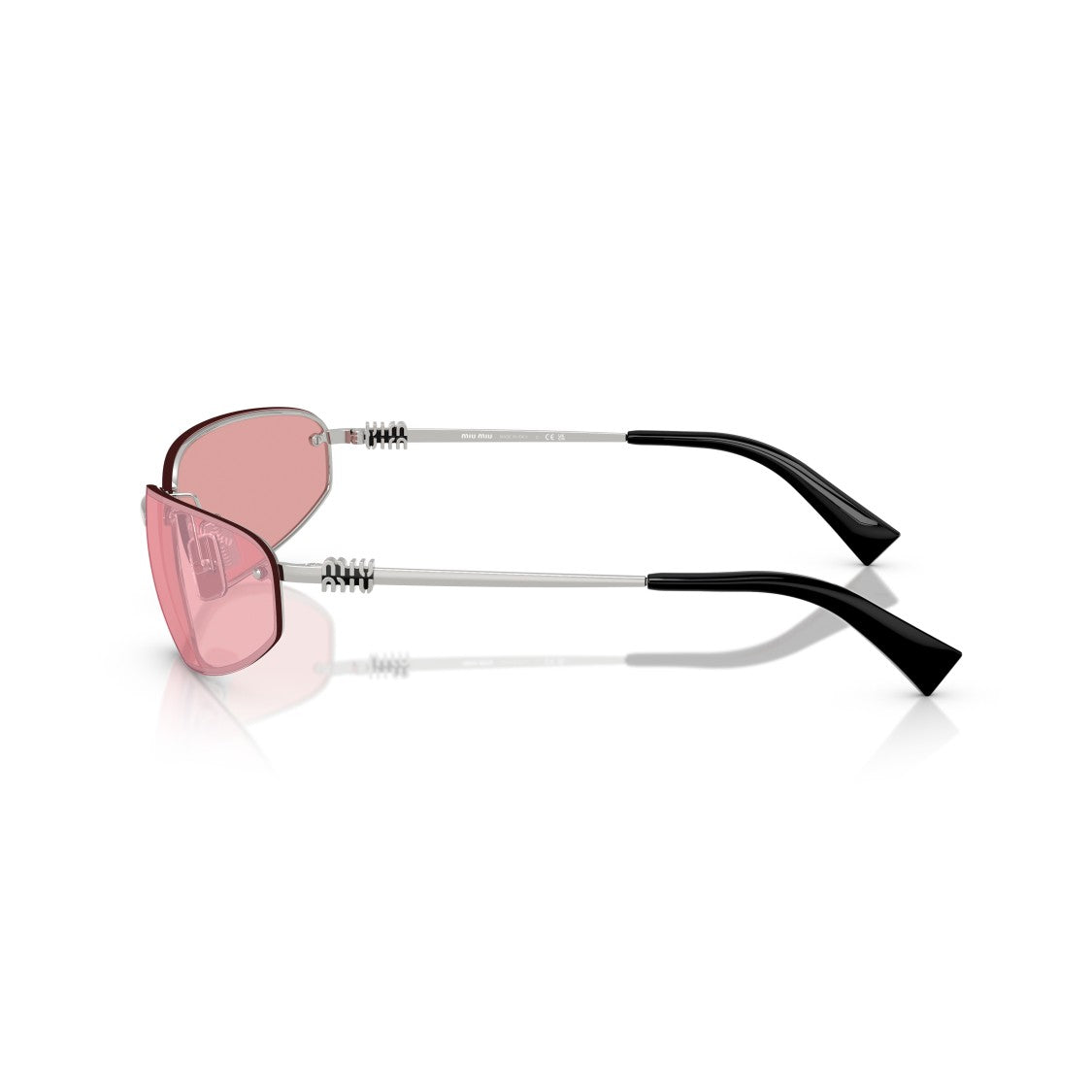 Miu Miu 0Mu A50s Rectangular Rimless Sunglasses