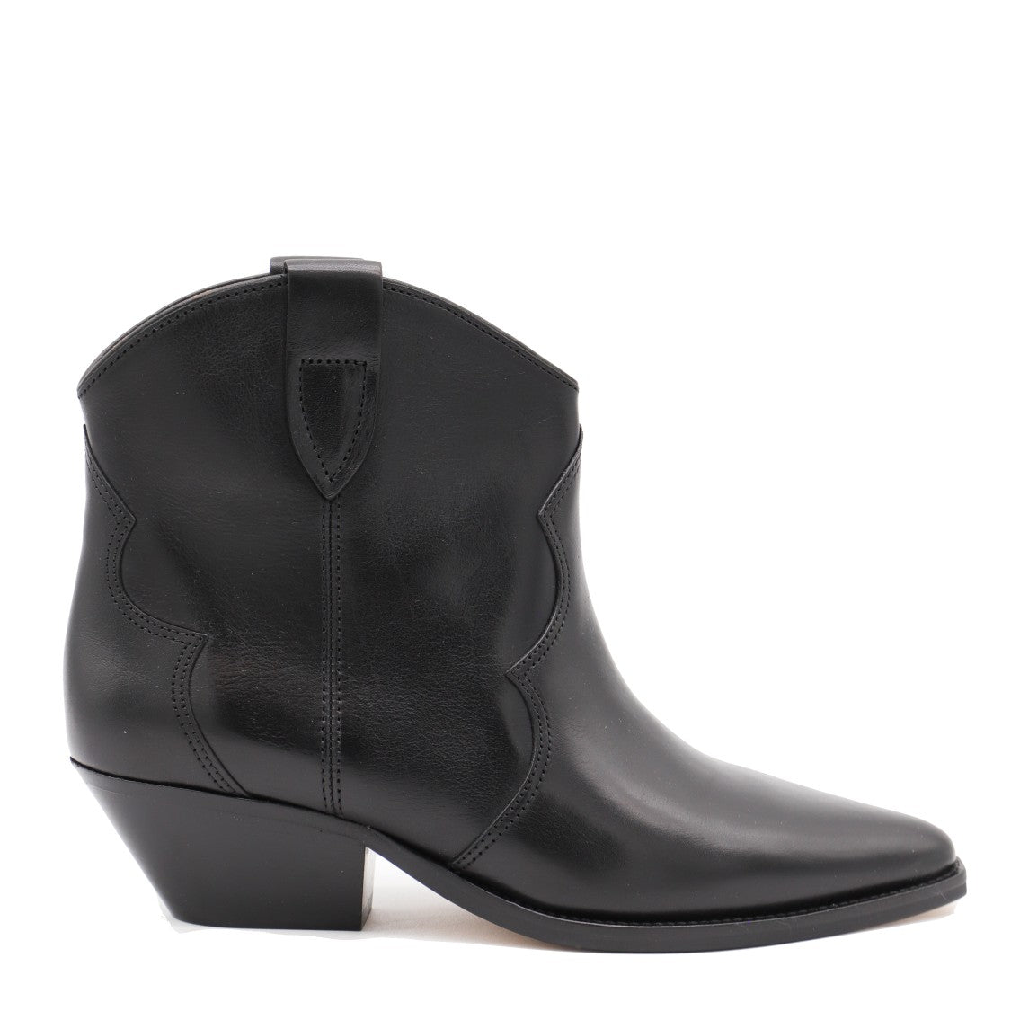 Isabel Marant Pointed Toe Ankle Boots With Low Block Heel