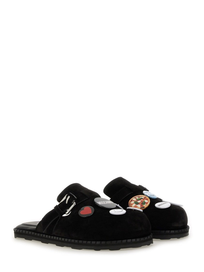 Moschino "Pin" Mules