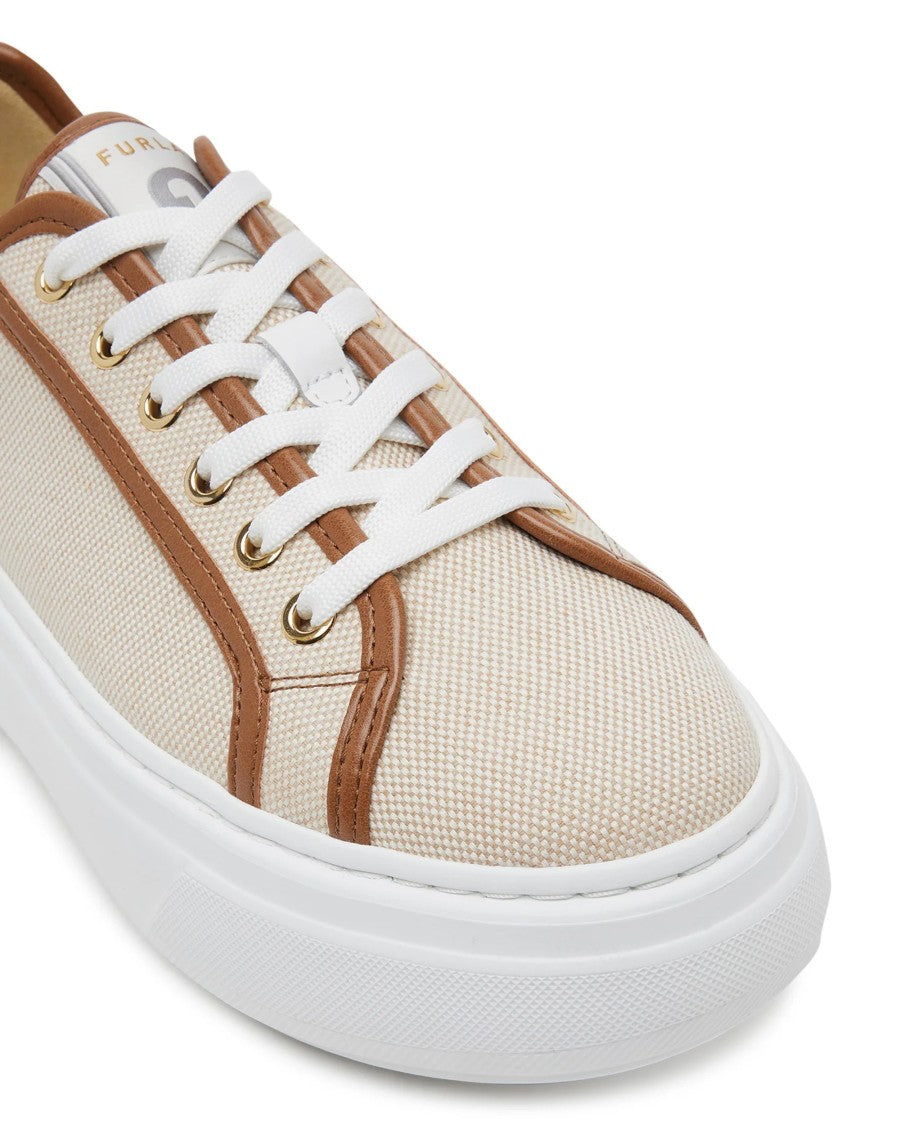 Furla Nuage T.50 Ecru/Talc H/Cognac H Sneakers