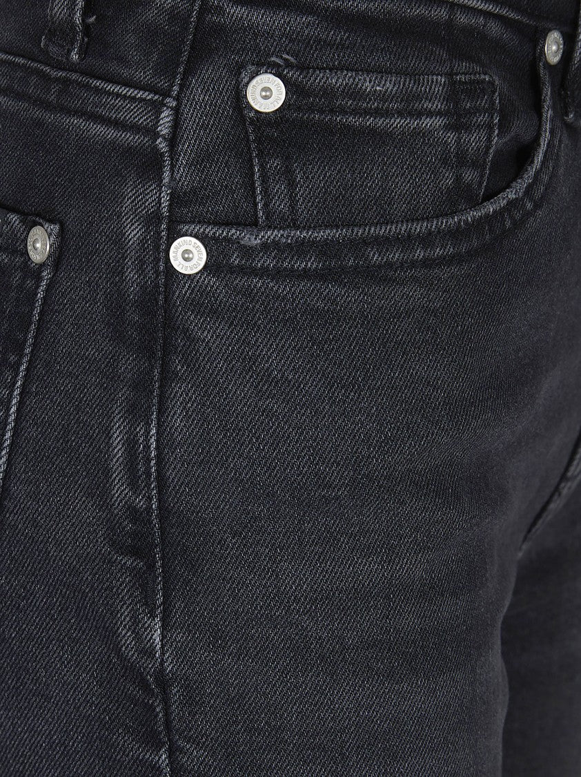 7 For All Mankind Luxe Vintage Black Jeans With High Waist