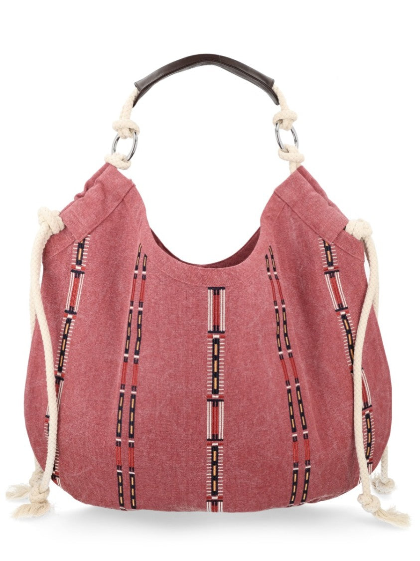 Isabel Marant Muted Rose Byron Cotton Tote Bag