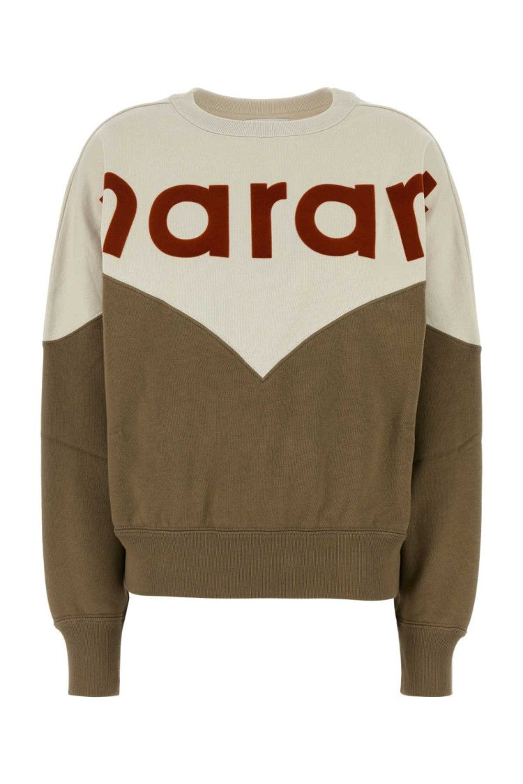 Isabel Marant Étoile Two-Tone Cotton Blend Houston Sweatshirt