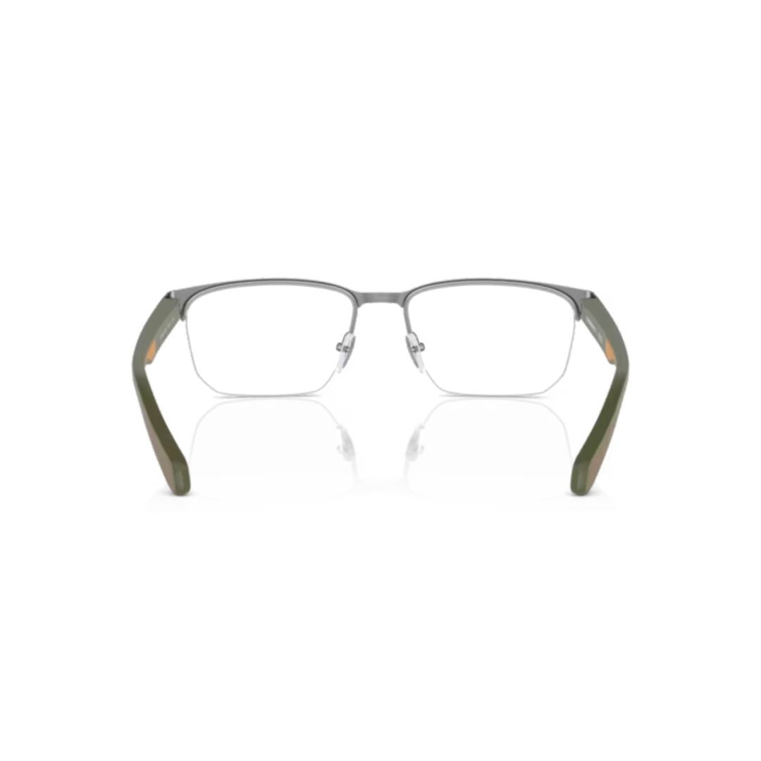 Emporio Armani 0Ea1162 Rectangular Olive Green Metal Frame Sunglasses