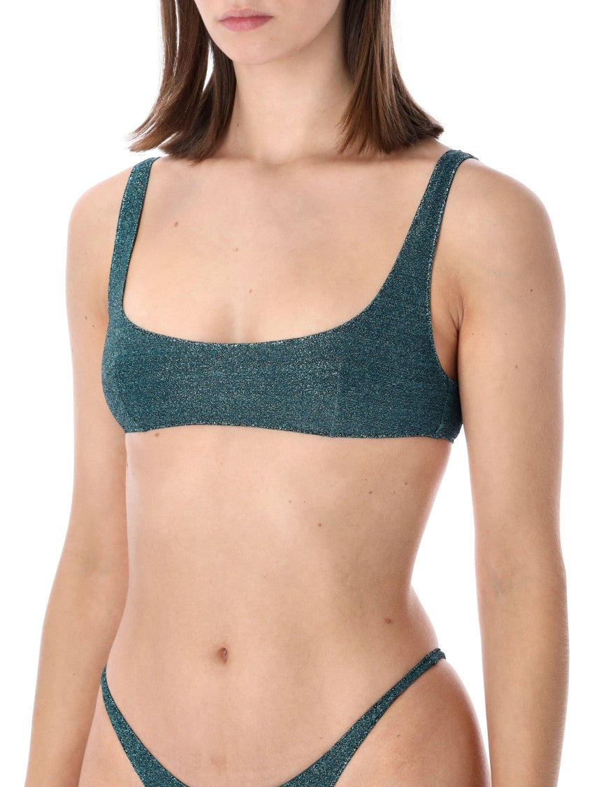 Oséree Lumiere Sportini Shimmer Bandeau Bikini