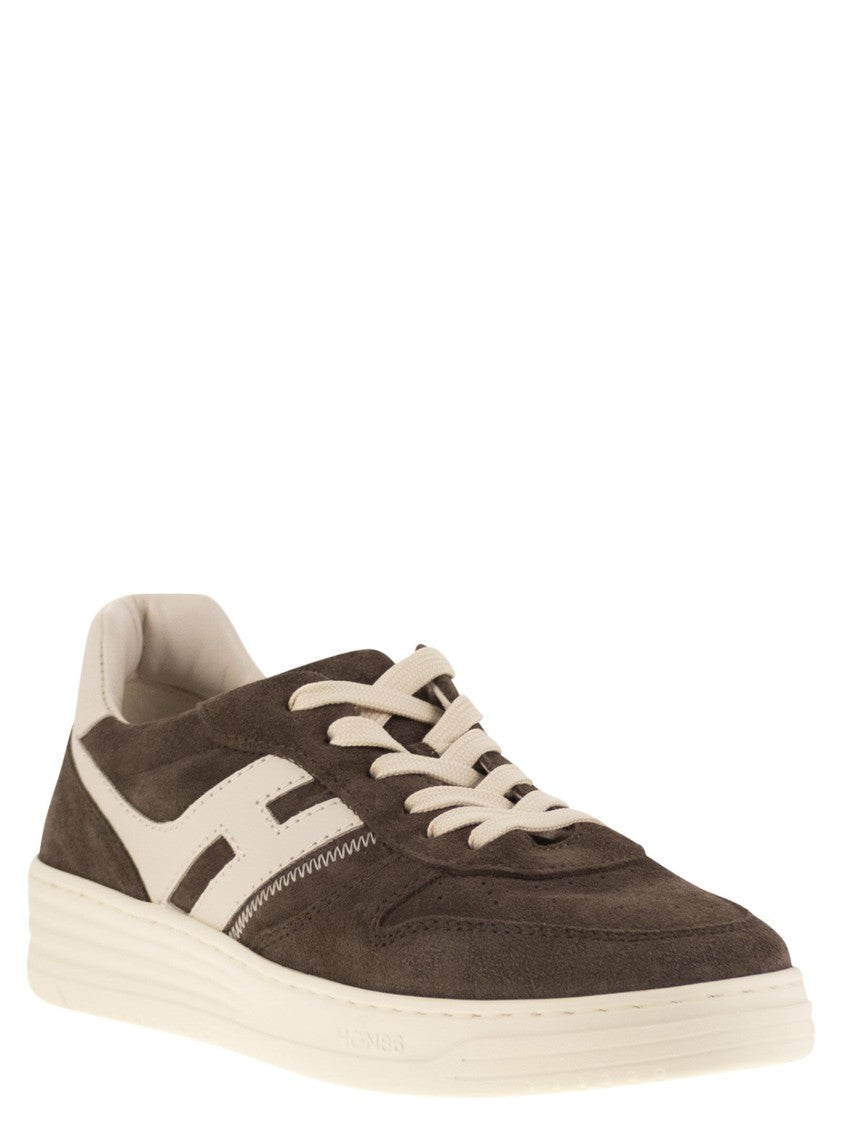 Hogan H630 - Suede Trainers With H On The Side