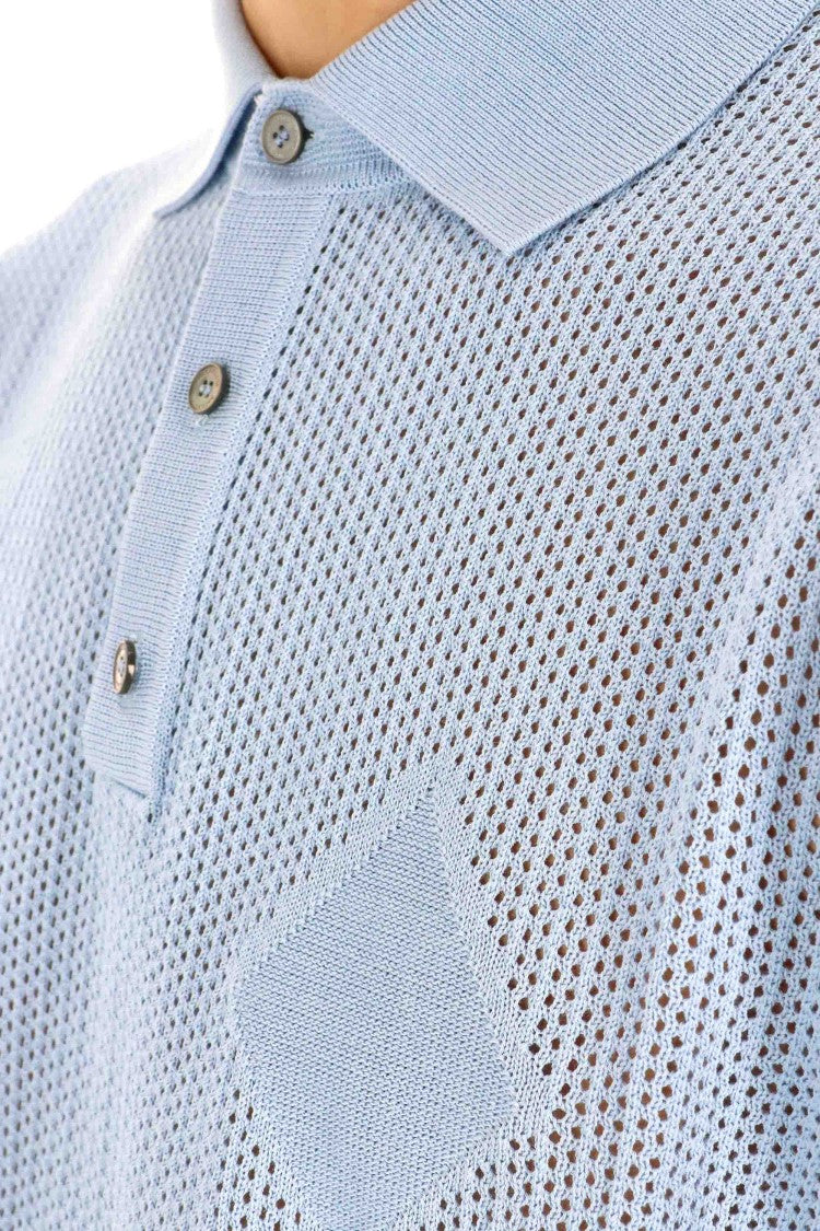 Ballantyne Perforated Cotton Polo