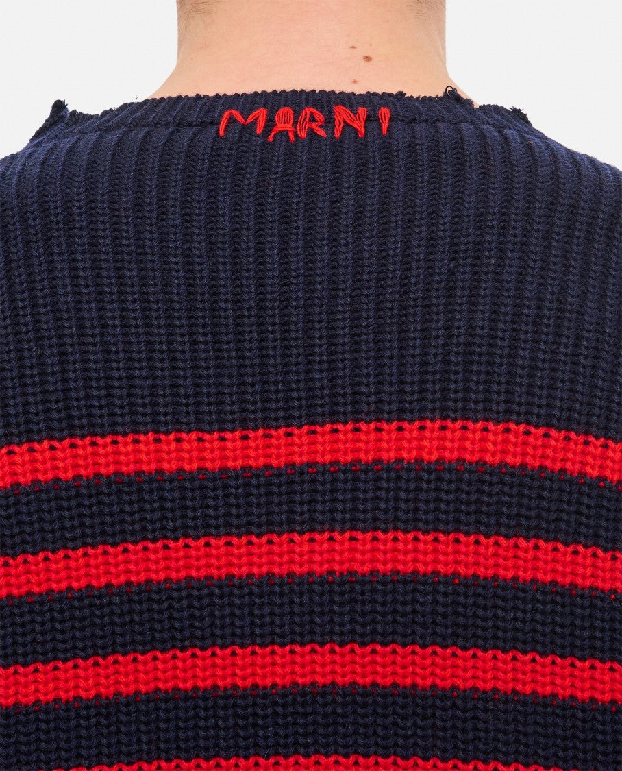 Marni Multicolour Striped Sweater