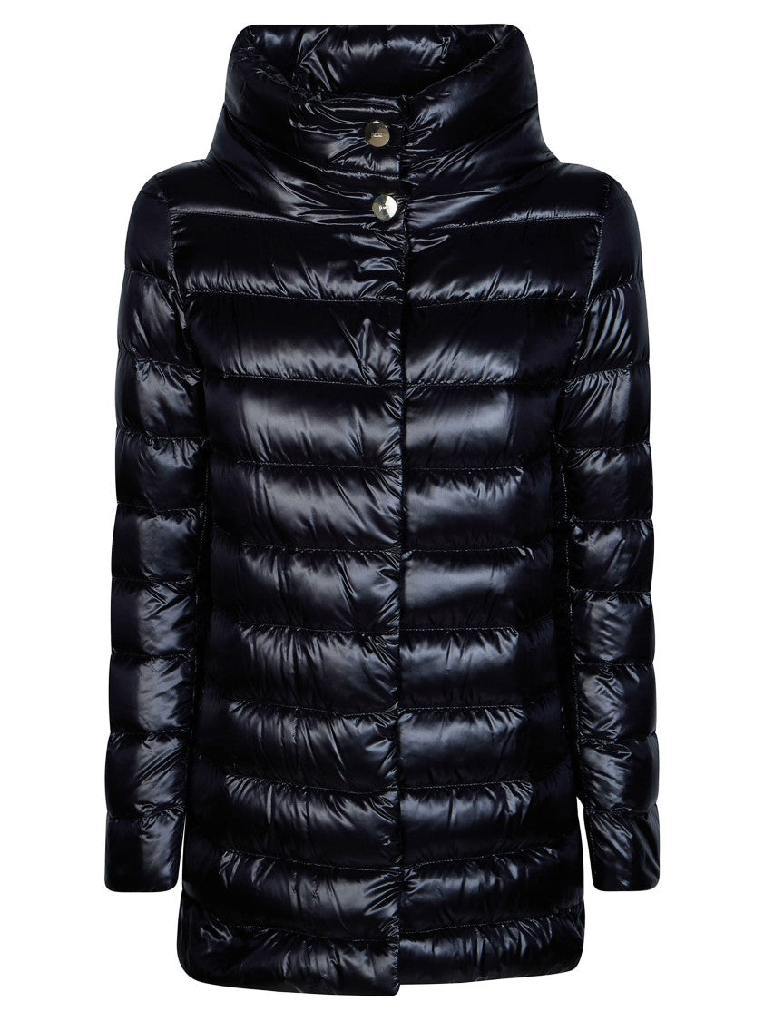 Herno Sofia Glossy High Collar Down Jacket
