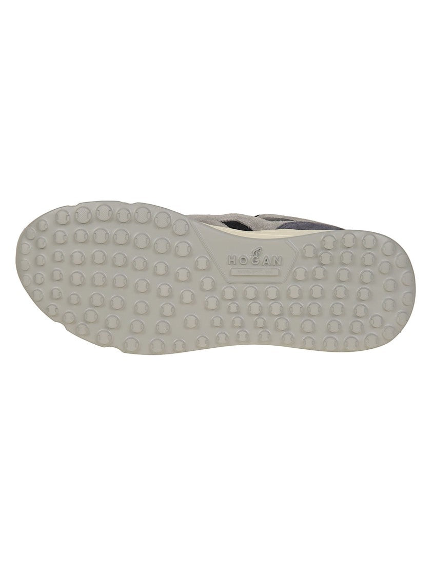 Hogan Grey Hyperlight Calf Leather Sneakers