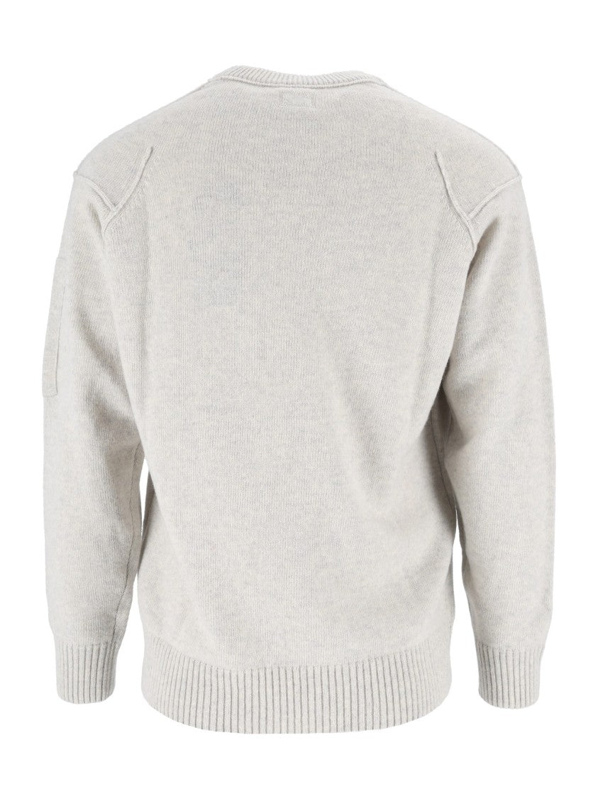 C.P. Company Textured Knit Crewneck Sweater