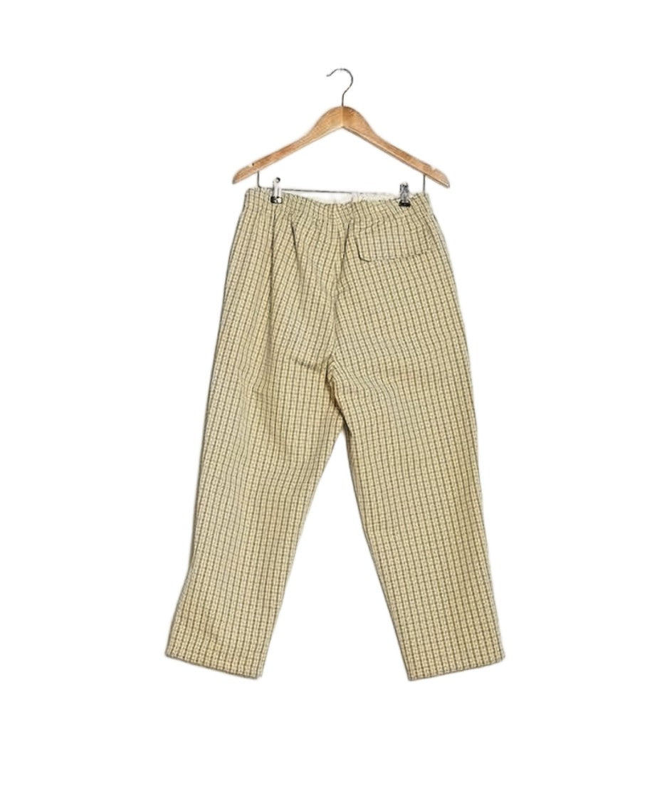 Camiel Fortgens Checkered Relaxed Fit Pants With Elastic Waistband