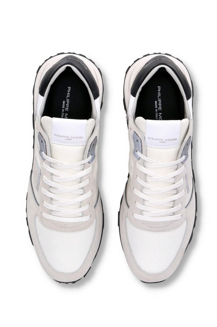 Philippe Model Tropez Suede Nylon Black Trim Sneakers