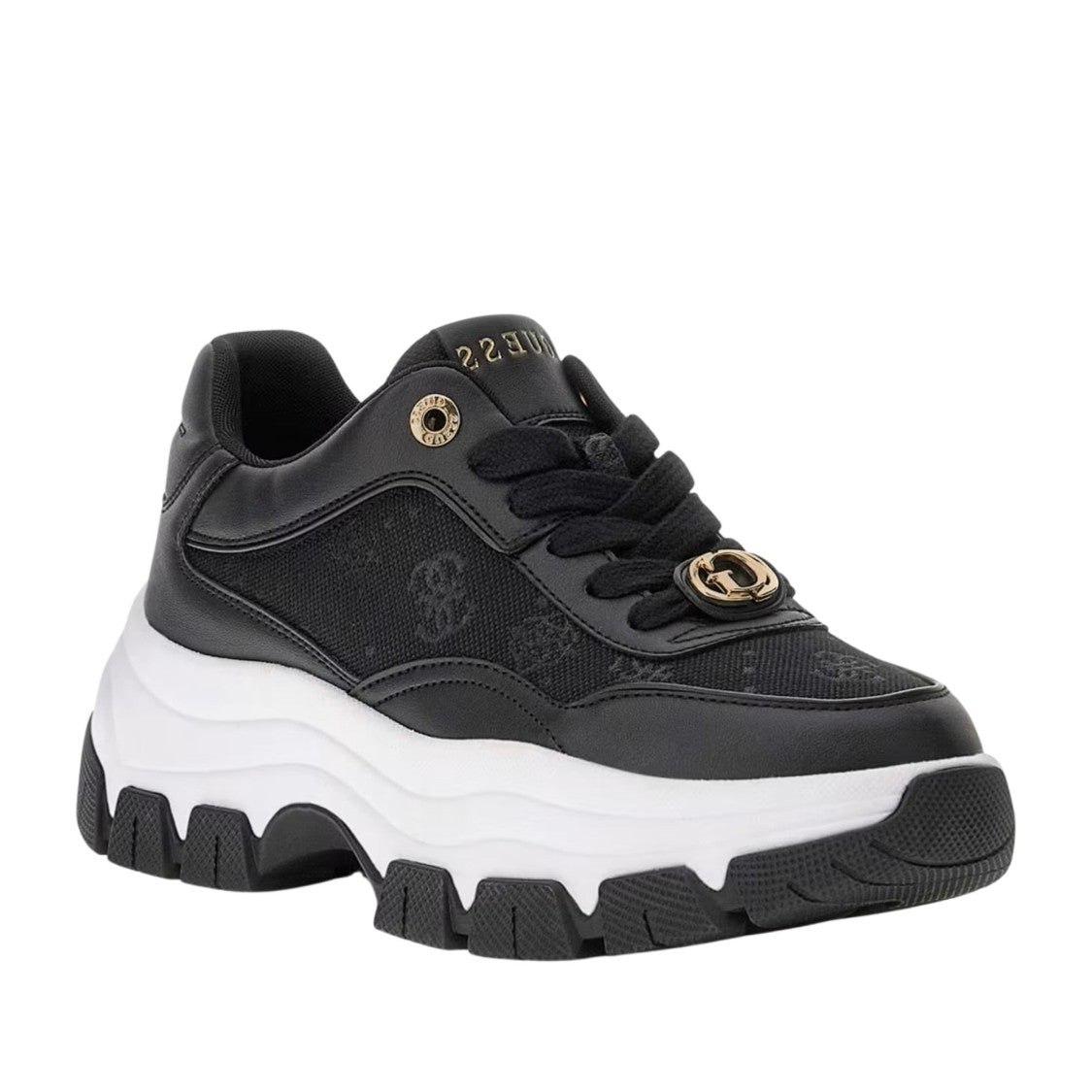 Guess Black Berrett2 Chunky Sneakers