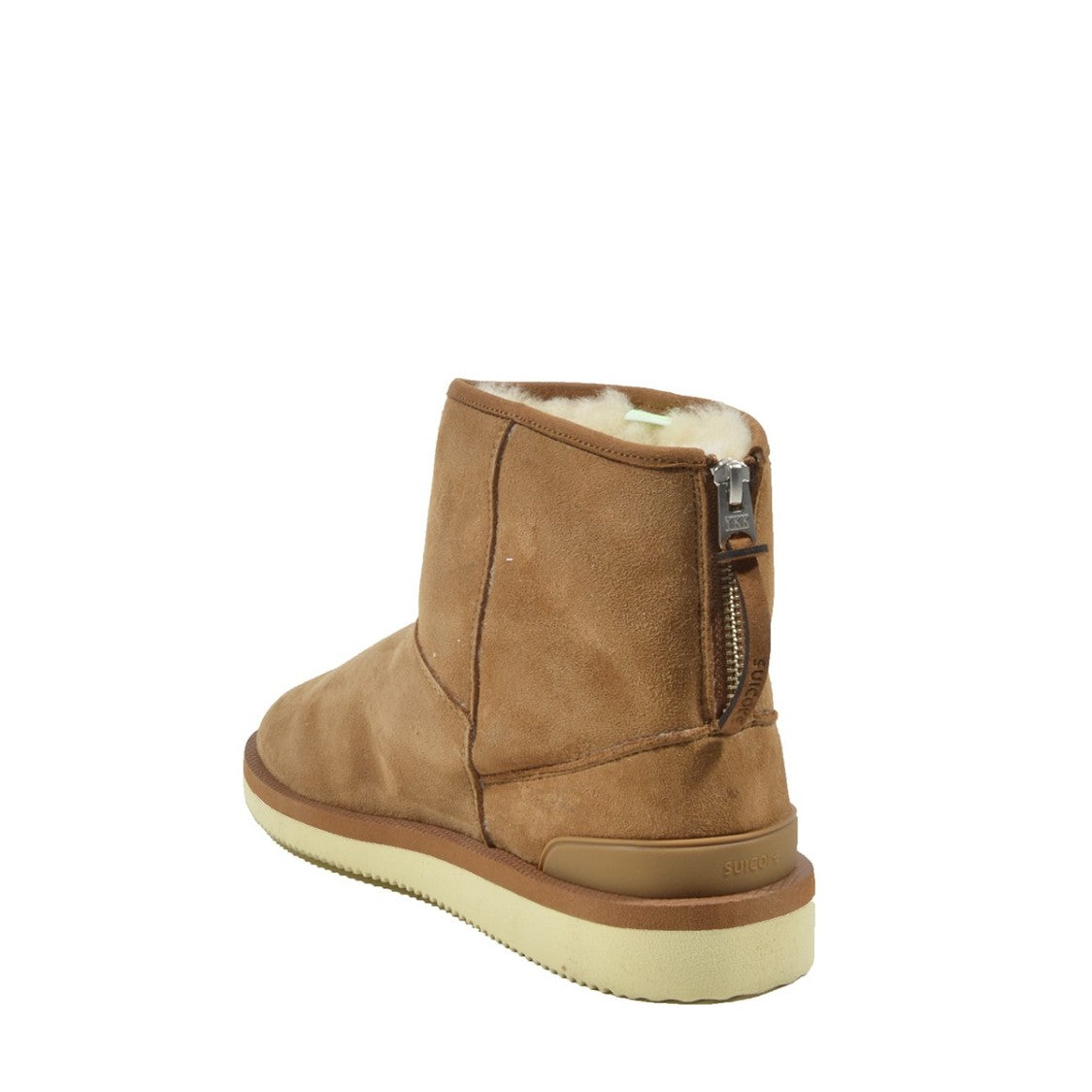 Suicoke Suede Ankle Boots With Fur Lining
