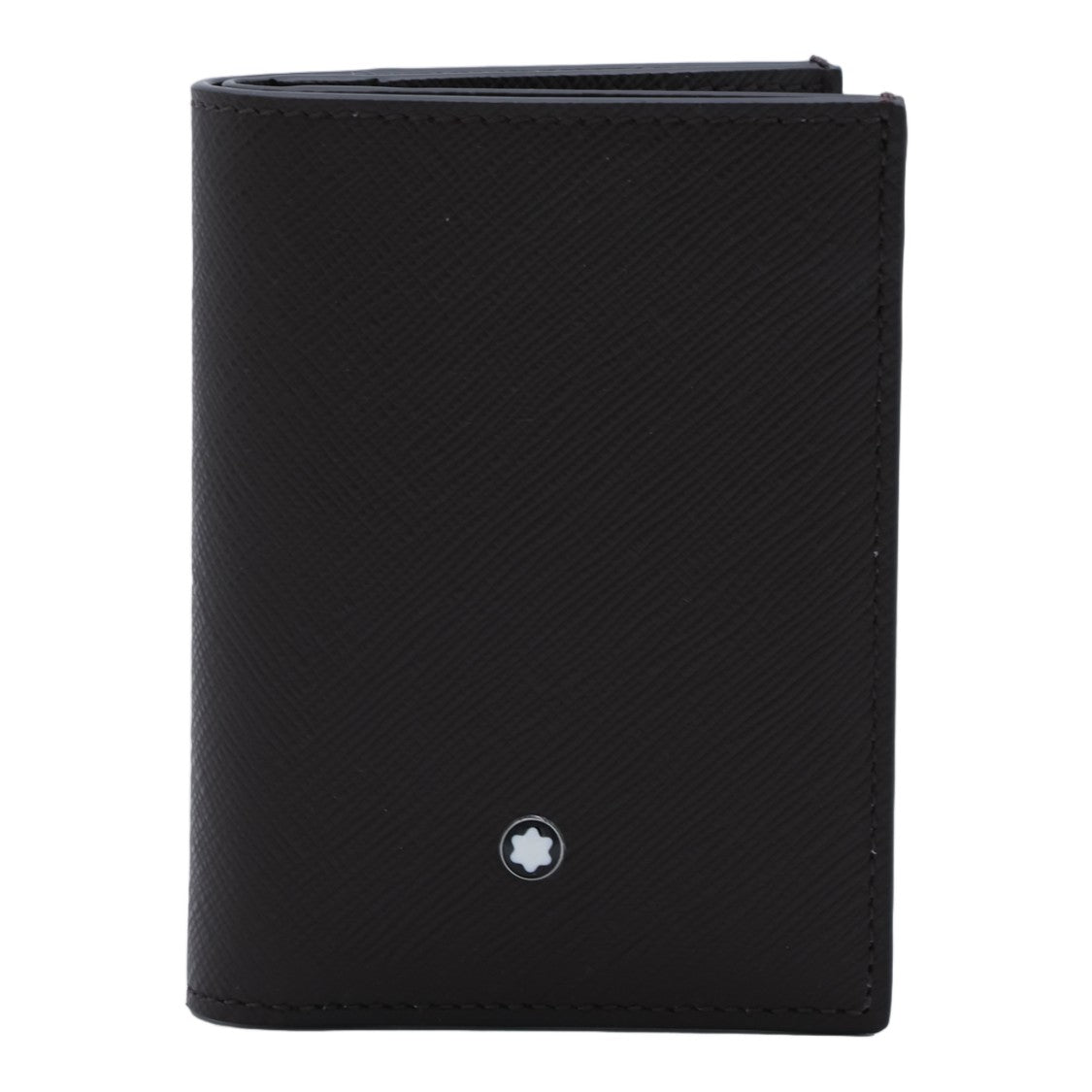 Montblanc Black Textured Tri-Fold Wallet